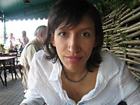Елена Борщева - Юшкевич - актриса юмористического жанра, телеведущая, член команды КВН Высшей лиги - Москва